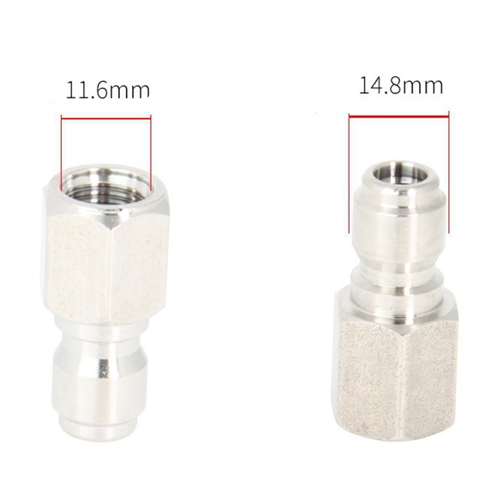 1/4 Inch Quick Release Connector Coupler Fitting For High Pressure-Washer & Hose