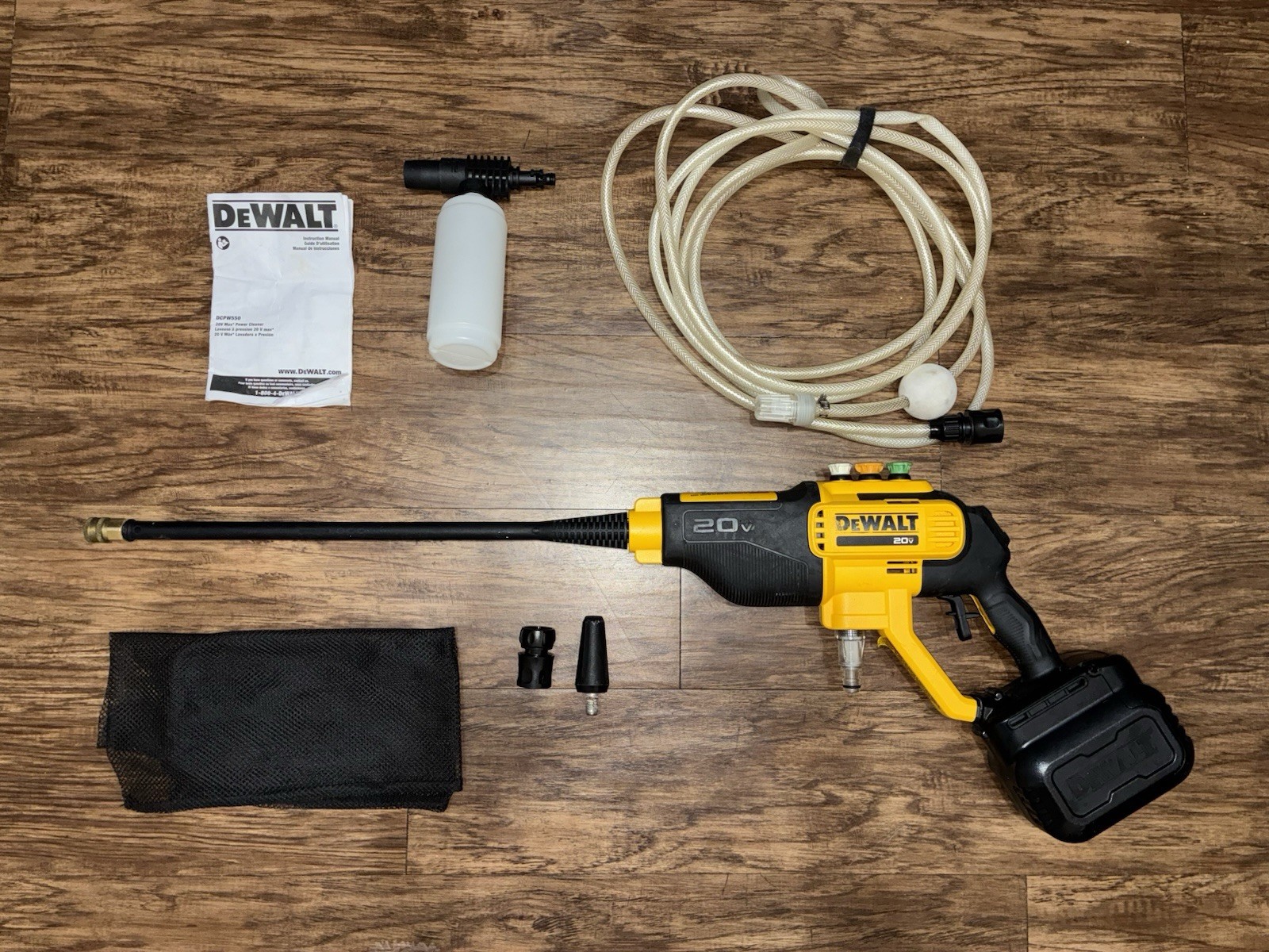 DeWalt DCPW550 20V Cordless Pressure Washer