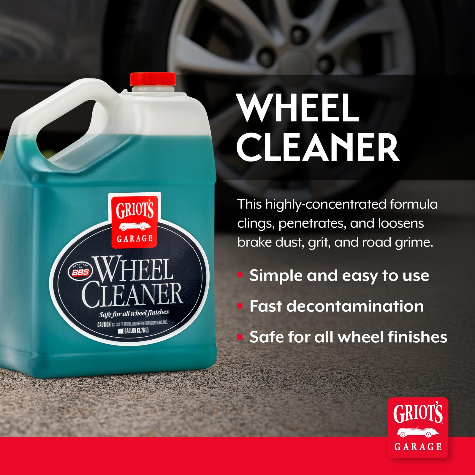 Griot’S Garage Griots Garage Wheel Cleaner For All Finishes Car Tire Rim