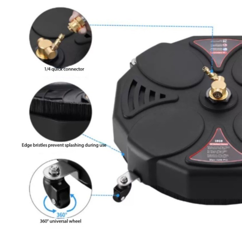 Round Scrubbing Disc—Multifunctional Road and Yard Cleaner Accessory