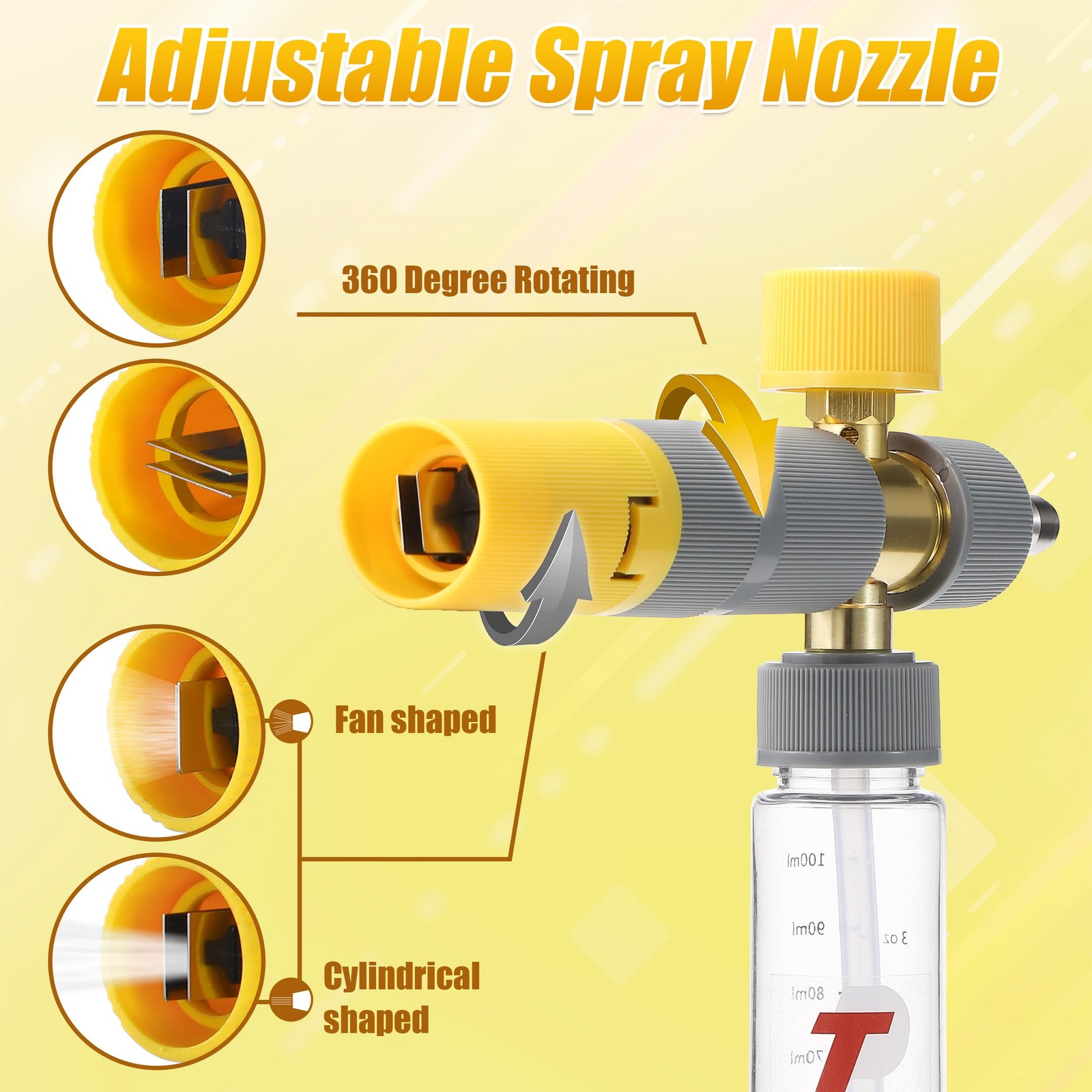 Foam Cannon, Small Foam Cannon for Pressure Washer