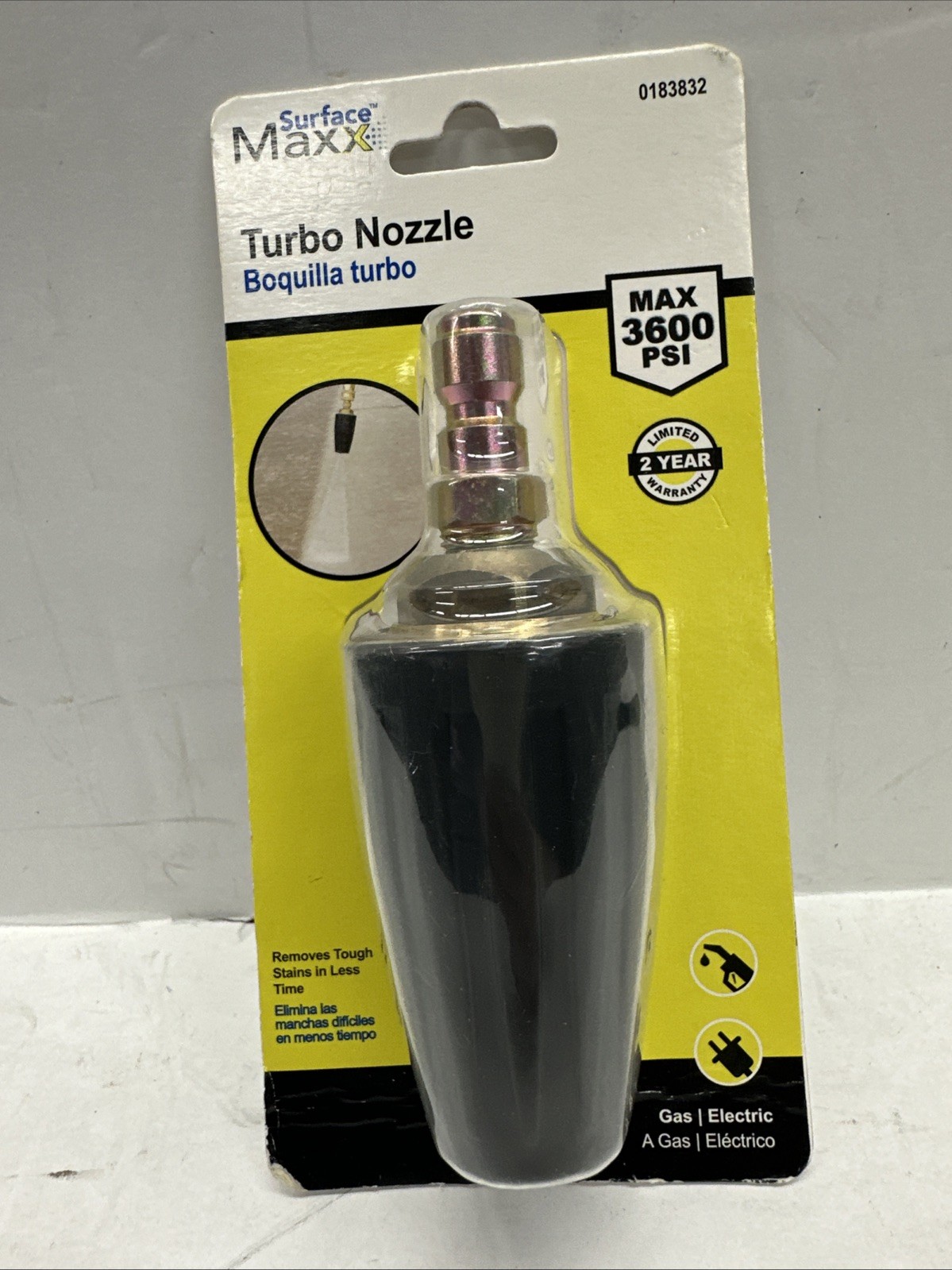 Surface Maxx Turbo Nozzle 3600 PSI for Gas and Electric Compressor 0183832