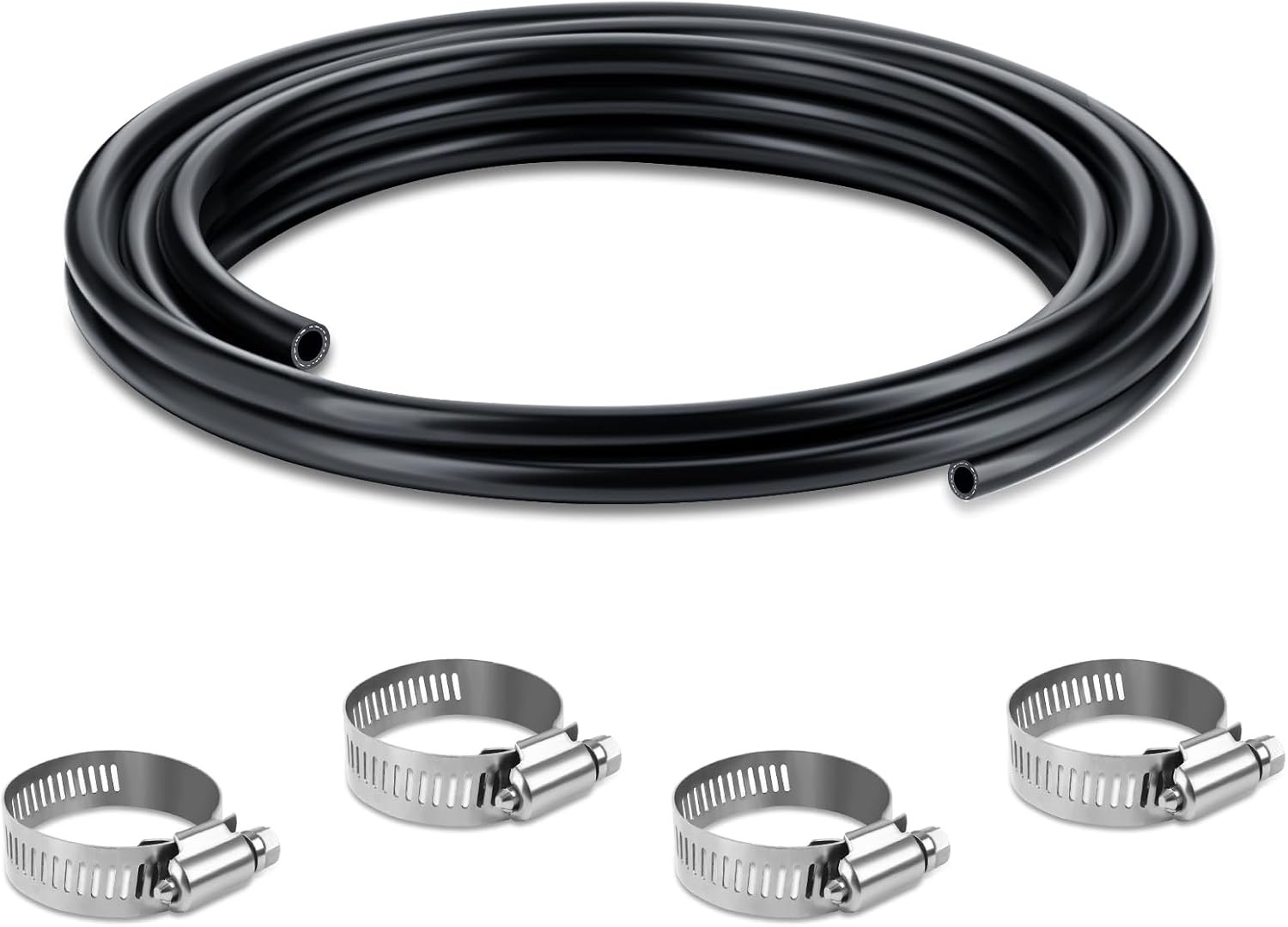 1/2 ID Transmission Oil Cooler Hose, 5FT Transmission Cooler Line for Power Stee