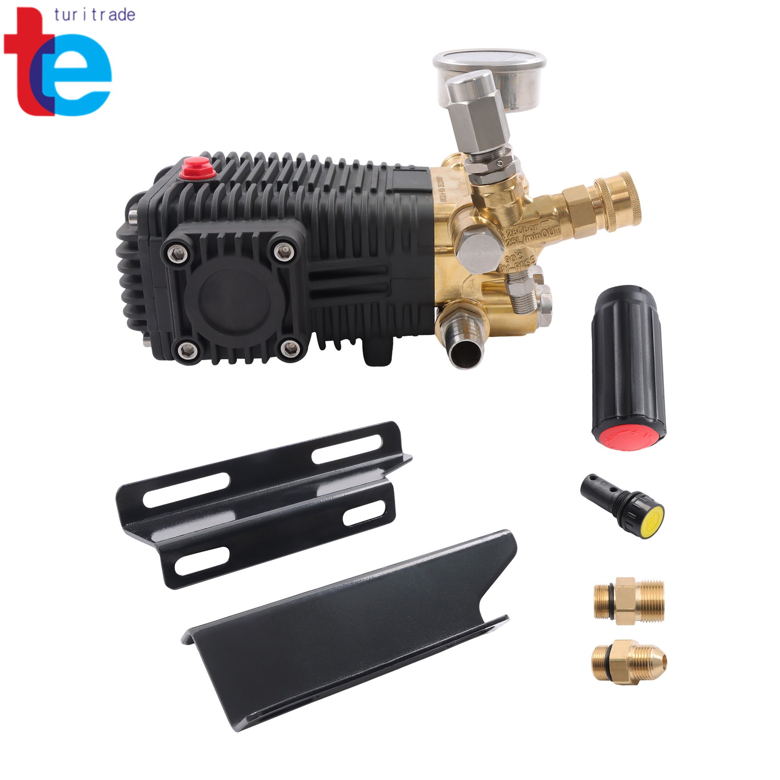 3500 PSI 5.6GPM 4.5 HP General Pressure Washer Pump Right Shaft New