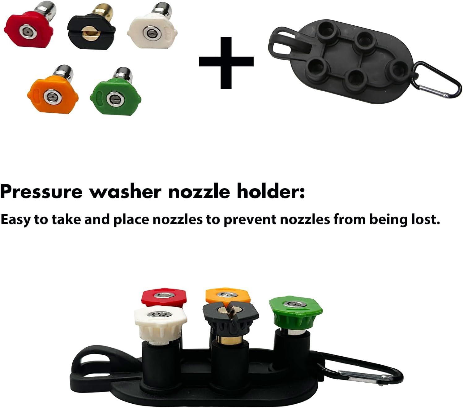 Durable Pressure Washer Gun Kit, Power Washer Gun with Replacement Extension Wan