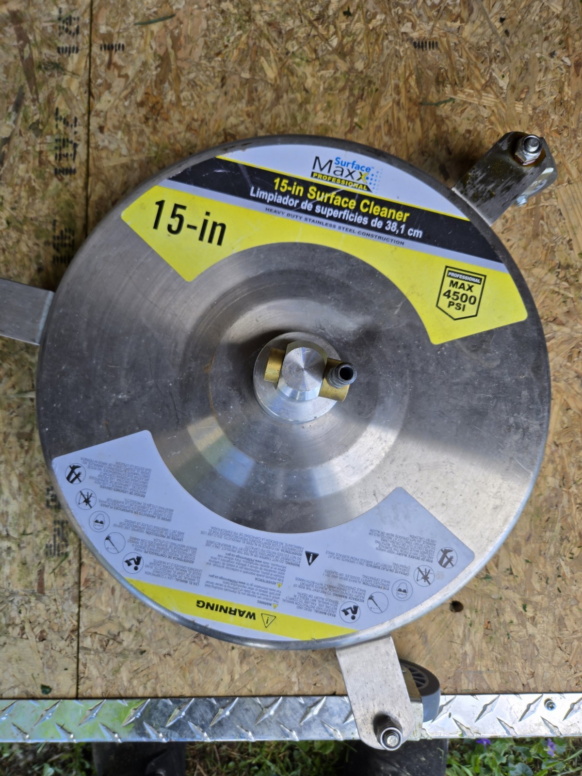 Surface Maxx Professional 15″ Rotating Surface Cleaner For Pressure Washer 38.1