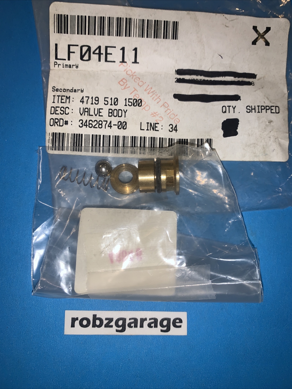 NEW OEM STIHL RE102 K RE104 K RE106 K VALVE BODY KIT P/N 4719-510-1500 —B70