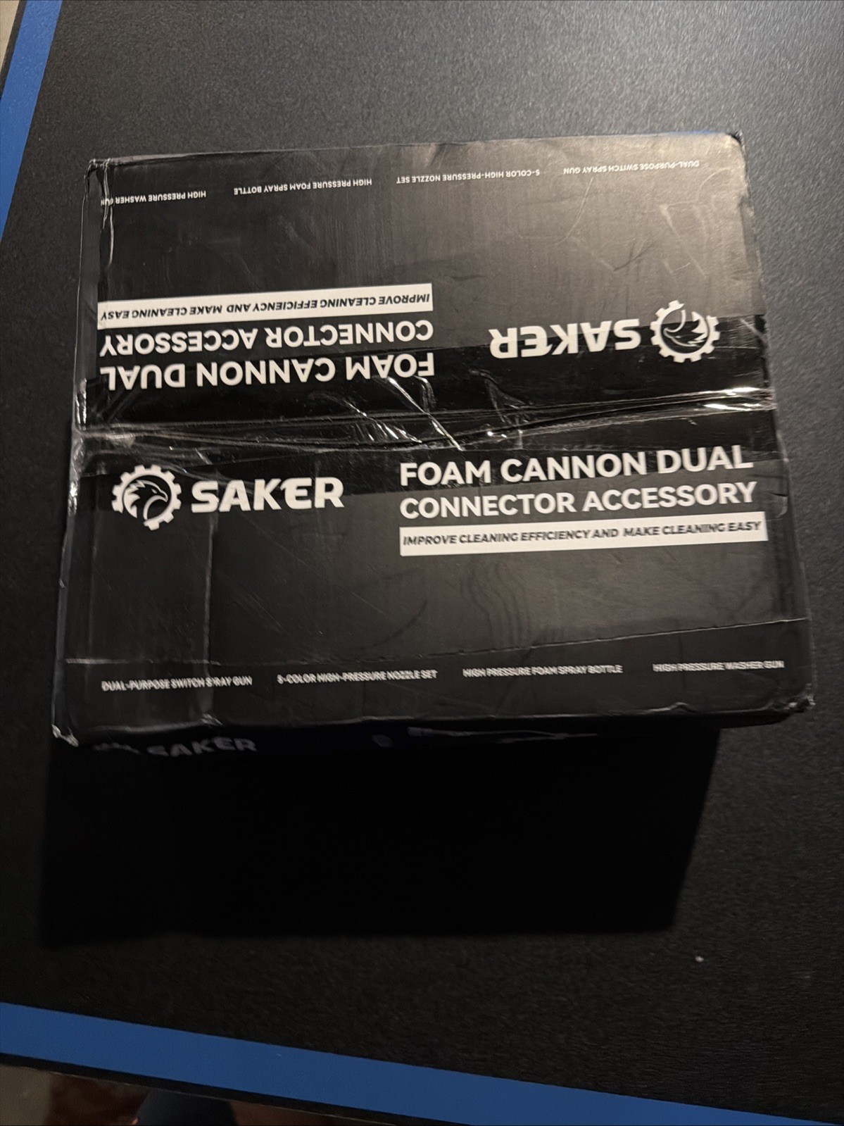 Foam Cannon Dual Connector Accessory, 1/4 Inch Quick Connector, 5 Wand Set