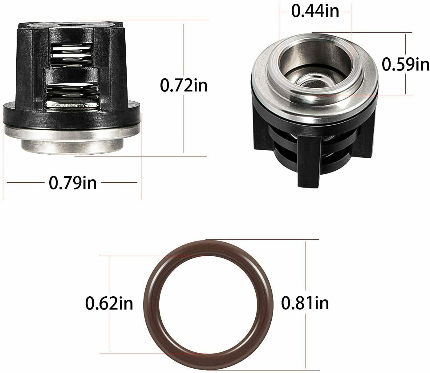 AR1828 Pump Check Valves Kit for Annovi Reverberi 18mm XR RK RKA RKV 70-0179
