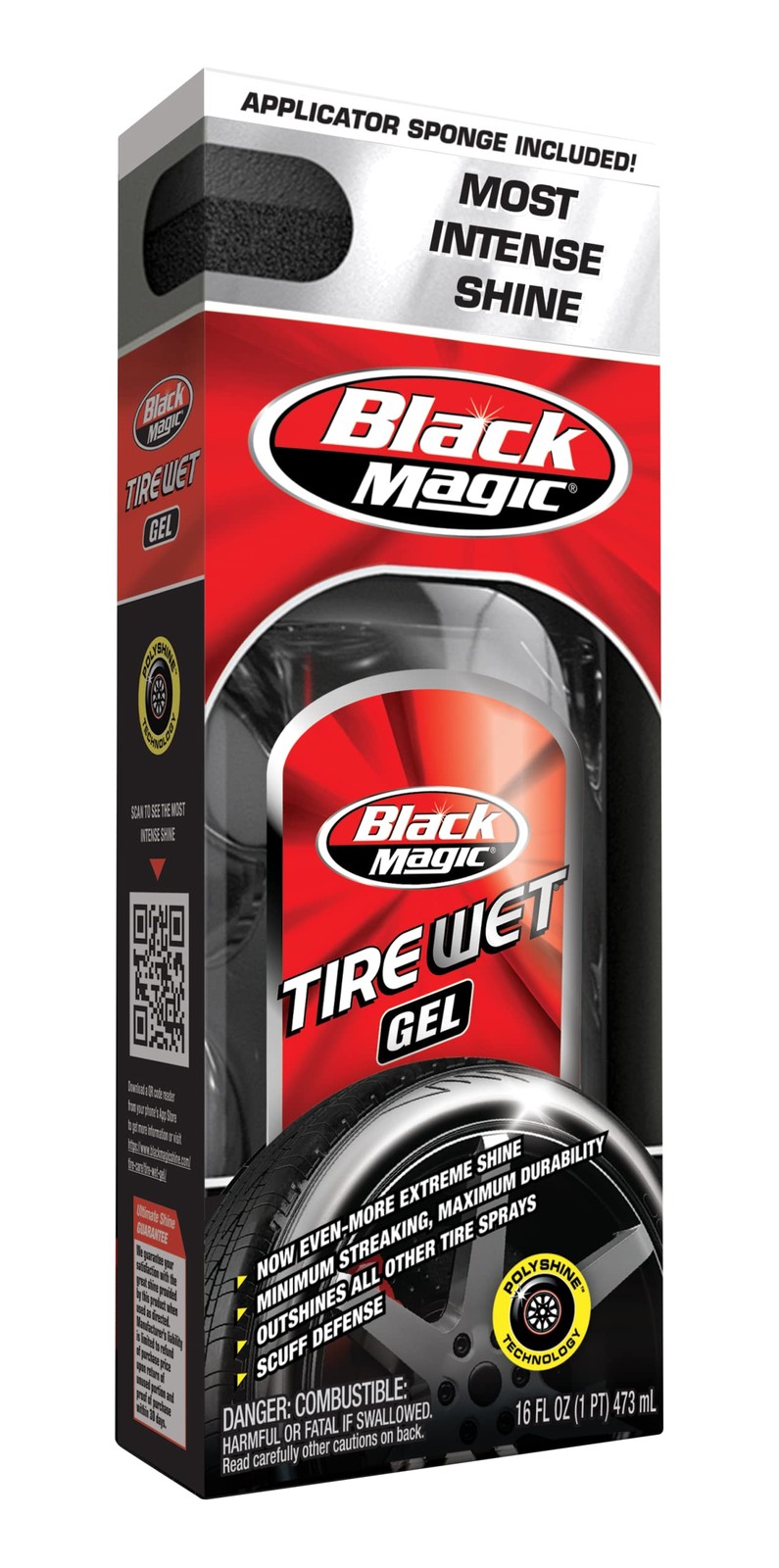 Black Magic 5072647-6Pk Tire Wet Gel – 16 Oz. Pack Of 6