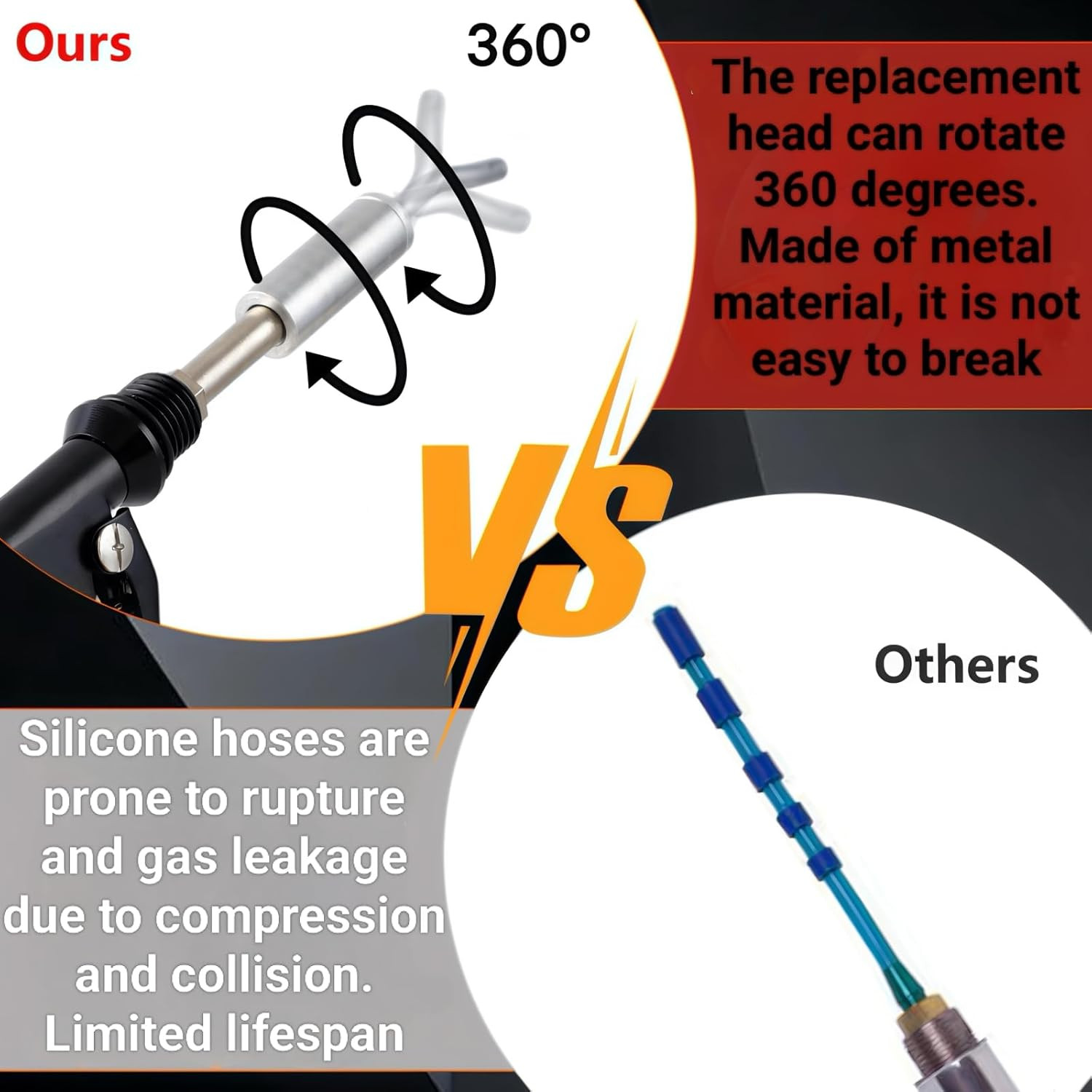 Tornado Detailing Car Cleaning Gun with Metal Nozzle | Interior Drying Air Gun |