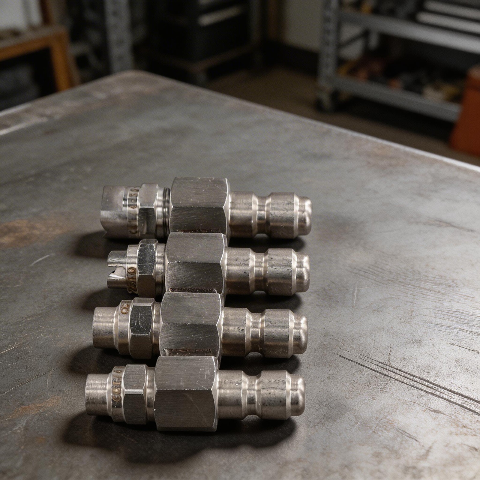 Four Row Stainless Steel Nozzle Compatible with 2 4 GPM Pressure Washers