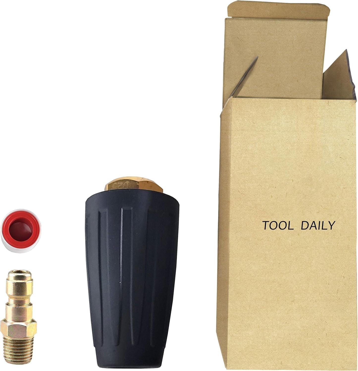 Heavy Duty 2500 PSI Turbo Nozzle for Pressure Washers – Quick Connect Capability