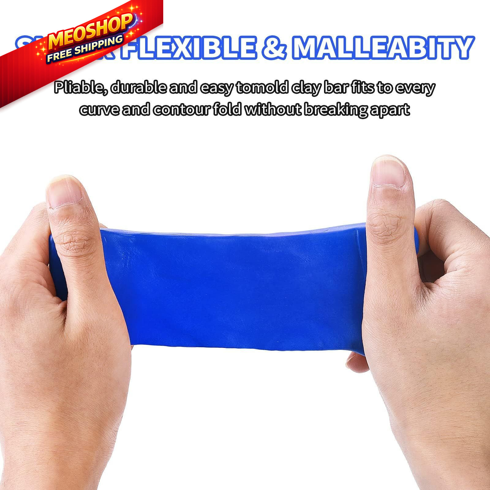 Wontolf 10 Pack Clay Bars Auto Detailing Premium Grade Magic Bar Blue