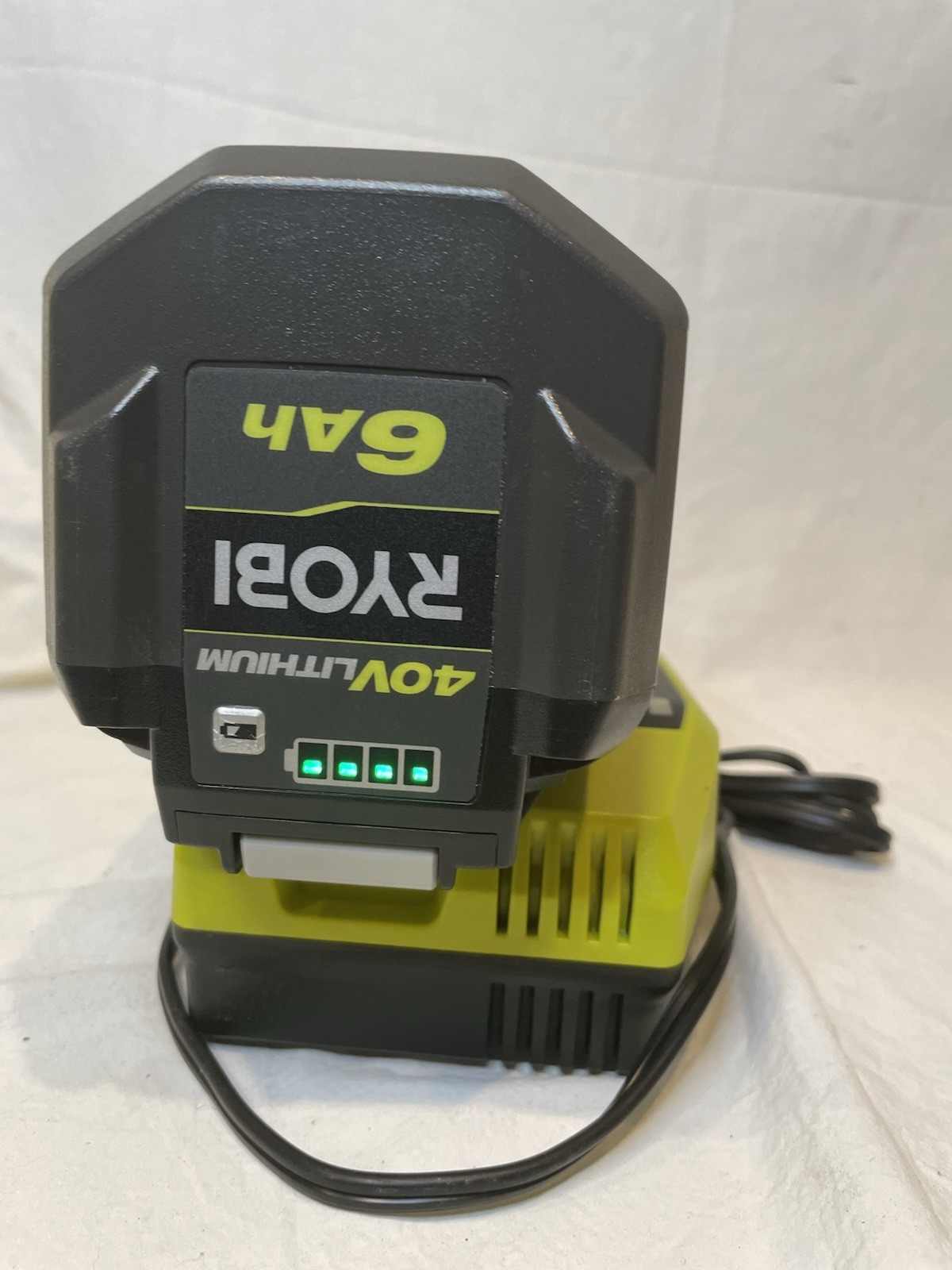 RYOBI -New OP40602VNN 40V Li-Ion 216Wh 6.0Ah Battery & Charger.