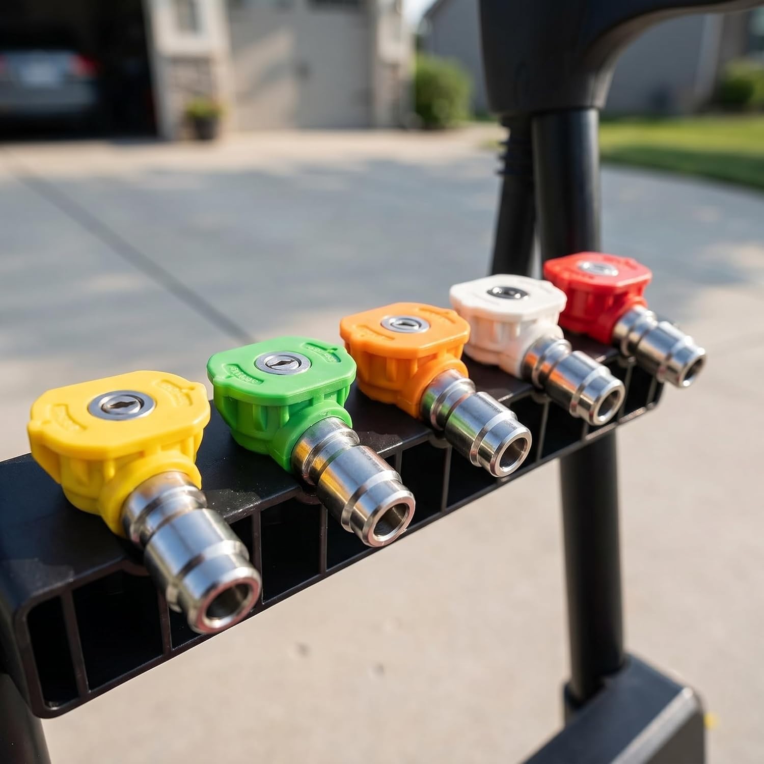 Versatile Electric Pressure Washer – 2600 PSI with 5 Quick-Connect Nozzles