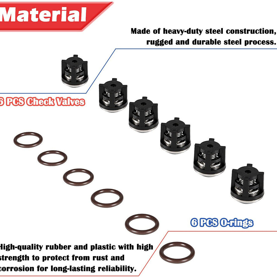AR1828 Check Valve Kit For AR RK RKA RKV RRV XRC XRA Power Pressure Washer Pump