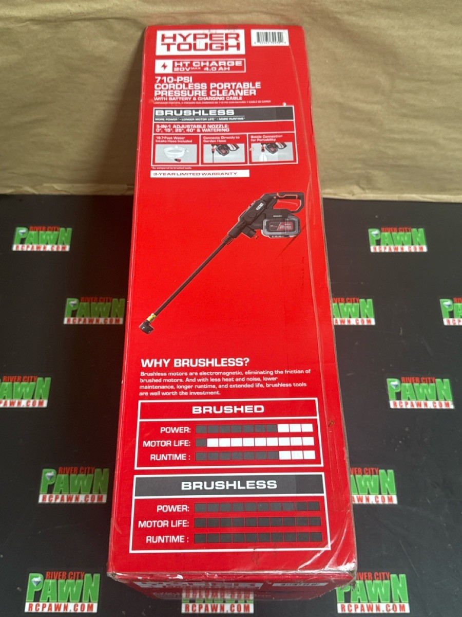 HYPER TOUGH 710PSI PRESSURE WASHER HY160855821605 (R7A016341)