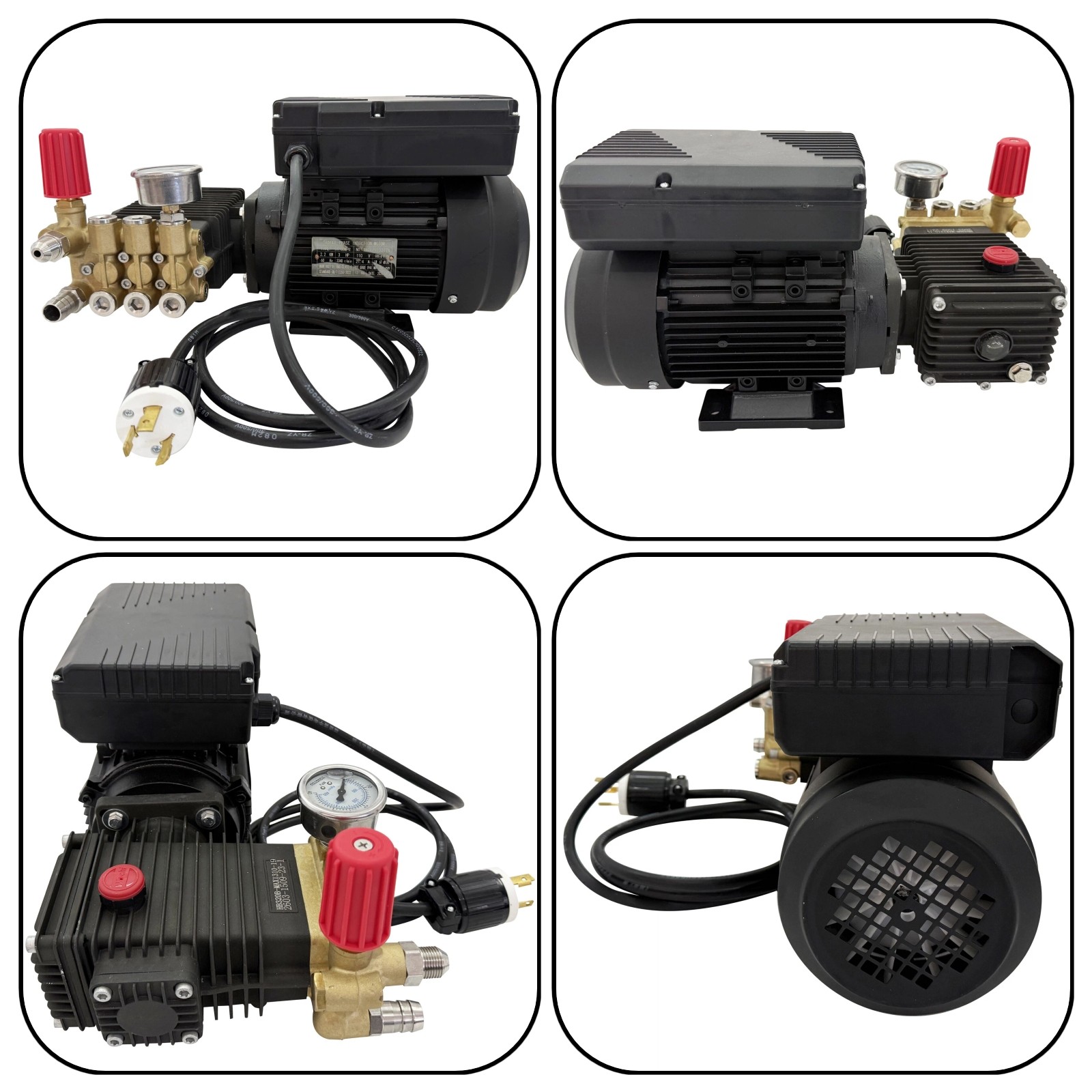 110V Portable High Pressure Car Washing Machine Cleaning Pump with Water Gun