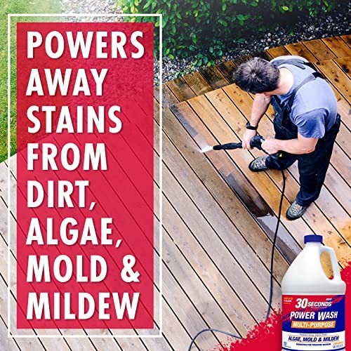 Powerful Pressure Washer Cleaner – Removes Algae, Mold, Mildew & Grime – 2 Pack