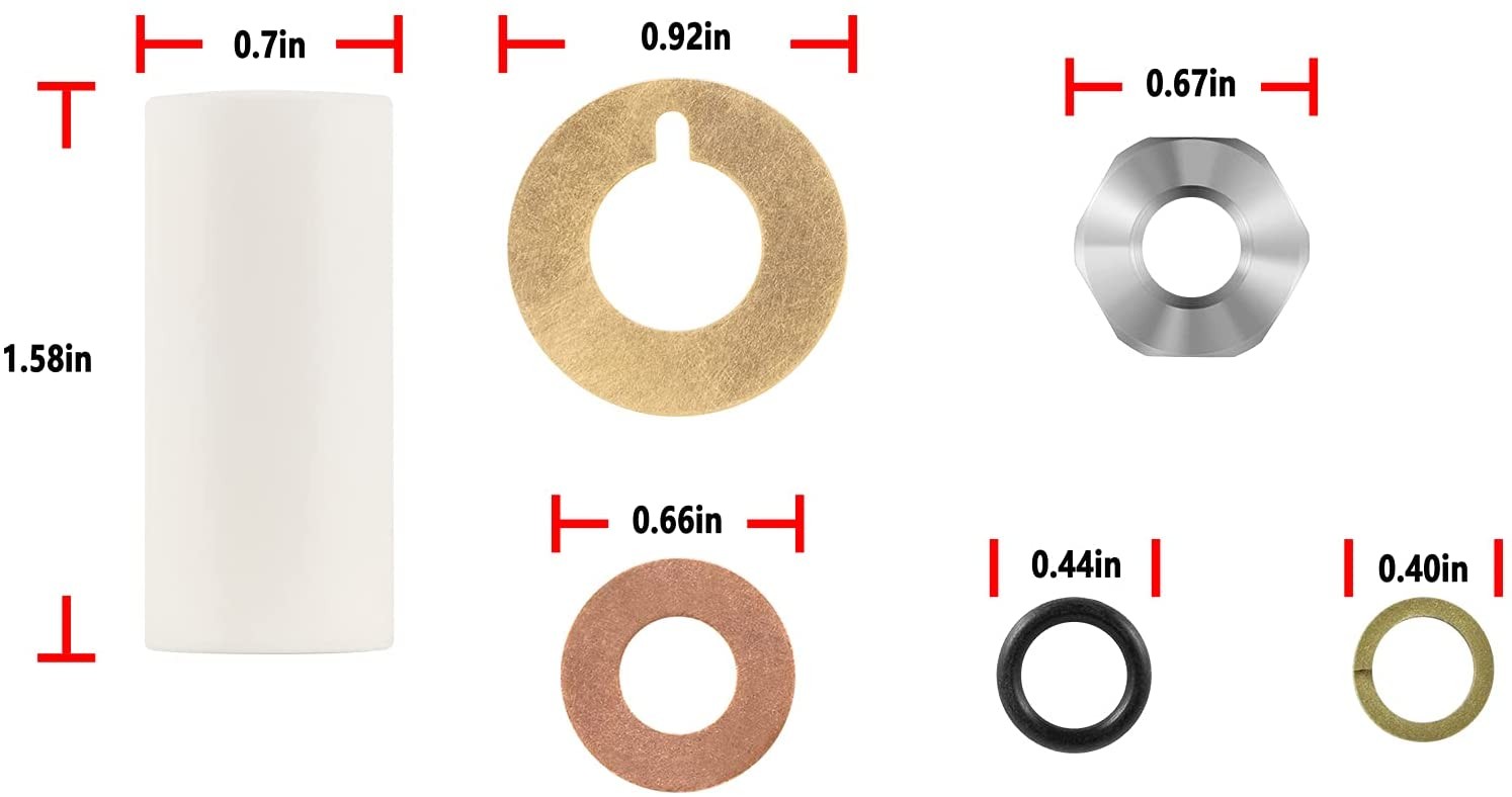AR2546 Pump 18mm Piston Kit Ceramic Plunger For Annovi Reverberi RK RKA RKV XRCA
