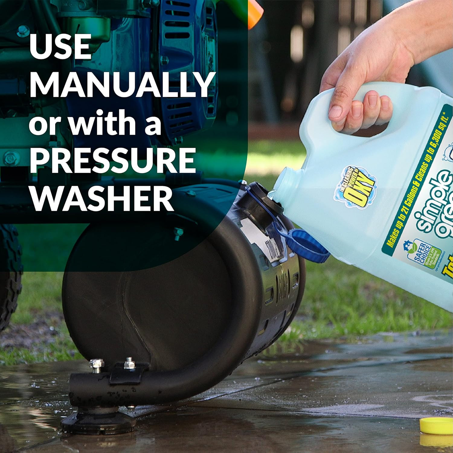 Oxy Solve Total Outdoor Cleaner Concentrate, Pressure Washer & Manual Use, EPA S