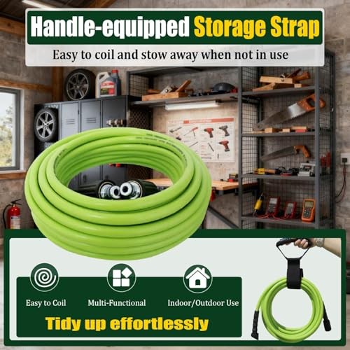 Pressure Washer Hose 50FT for Power Washer, 5800 PSI Kink Resistant 50ft Green