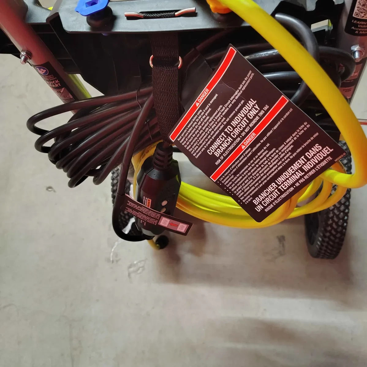 RYOBI 2500 PSI 1.2 GPM High Performance Electric Pressure Washer RY142500