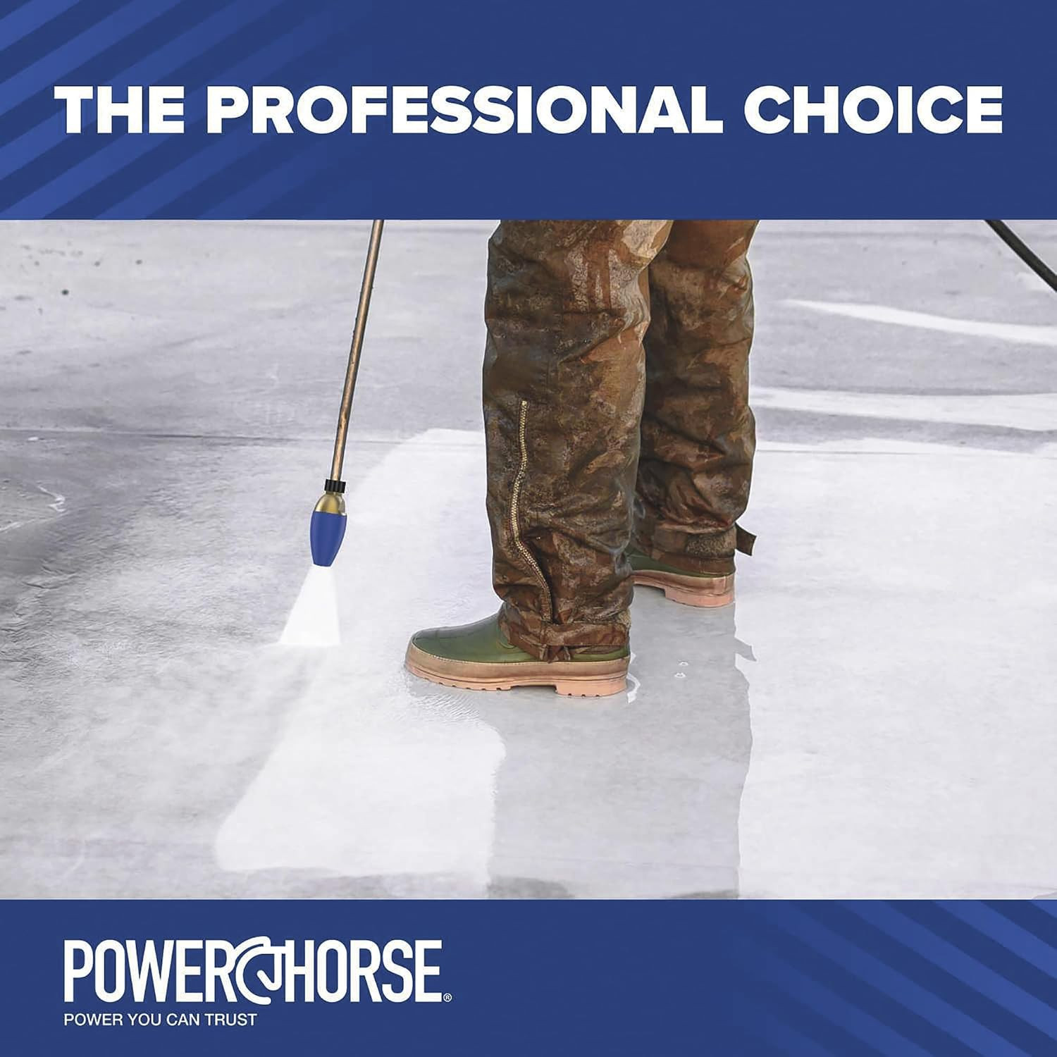 Powerhorse Pressure Washer Rotating Power Turbo Nozzle, Industrial Grade Ceramic