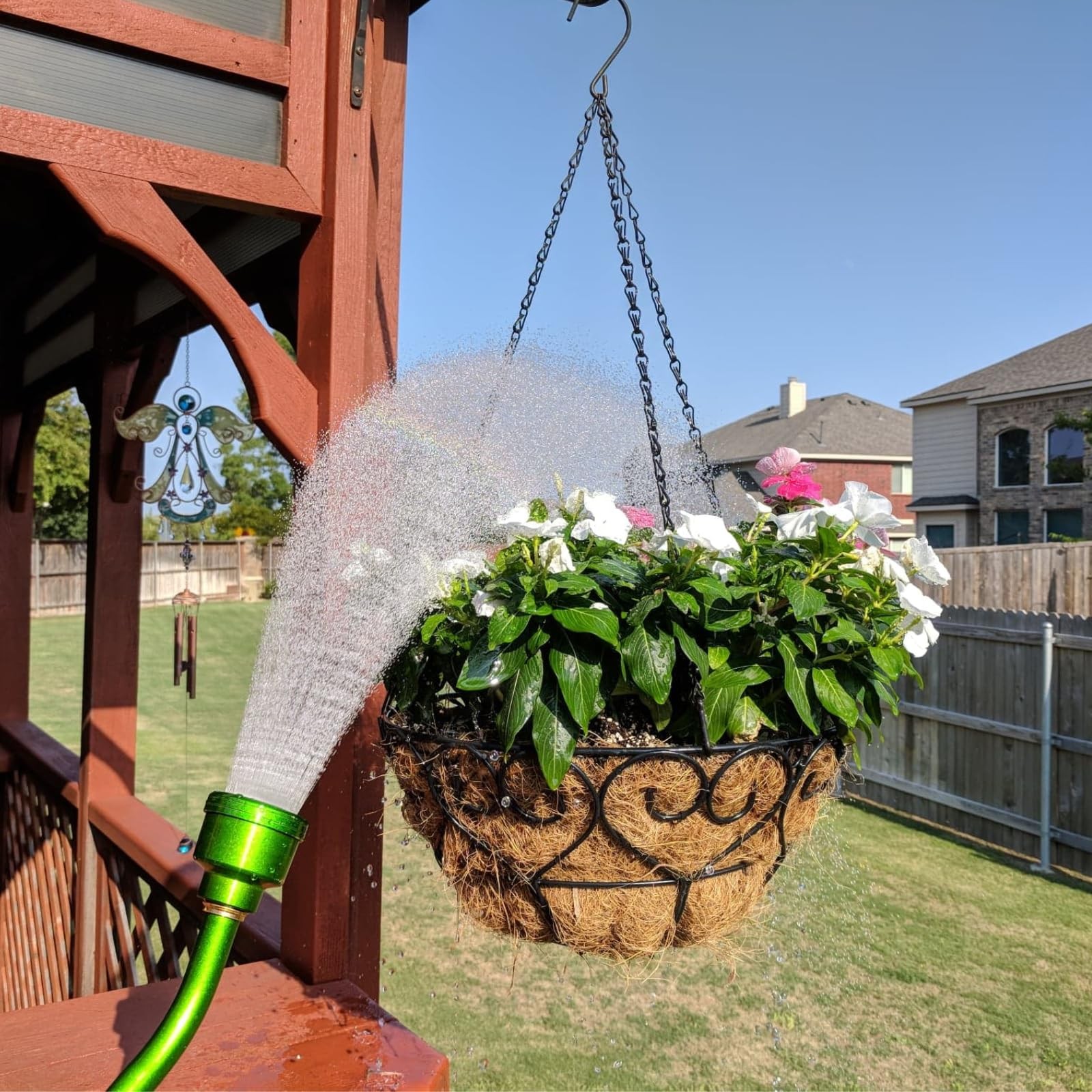 GREEN MOUNT Watering Wand, 24 Inch Sprayer Wand with Superior 24 Inch, Green
