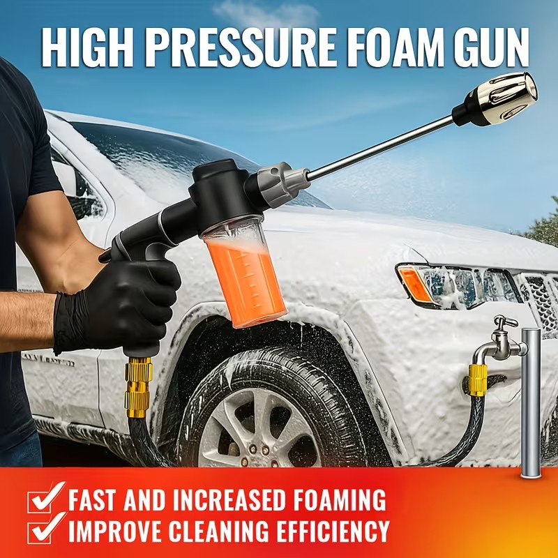 Car High Pressure Power Trigger Gun Spray Hose Nozzle Pipe Garden Hose Tool