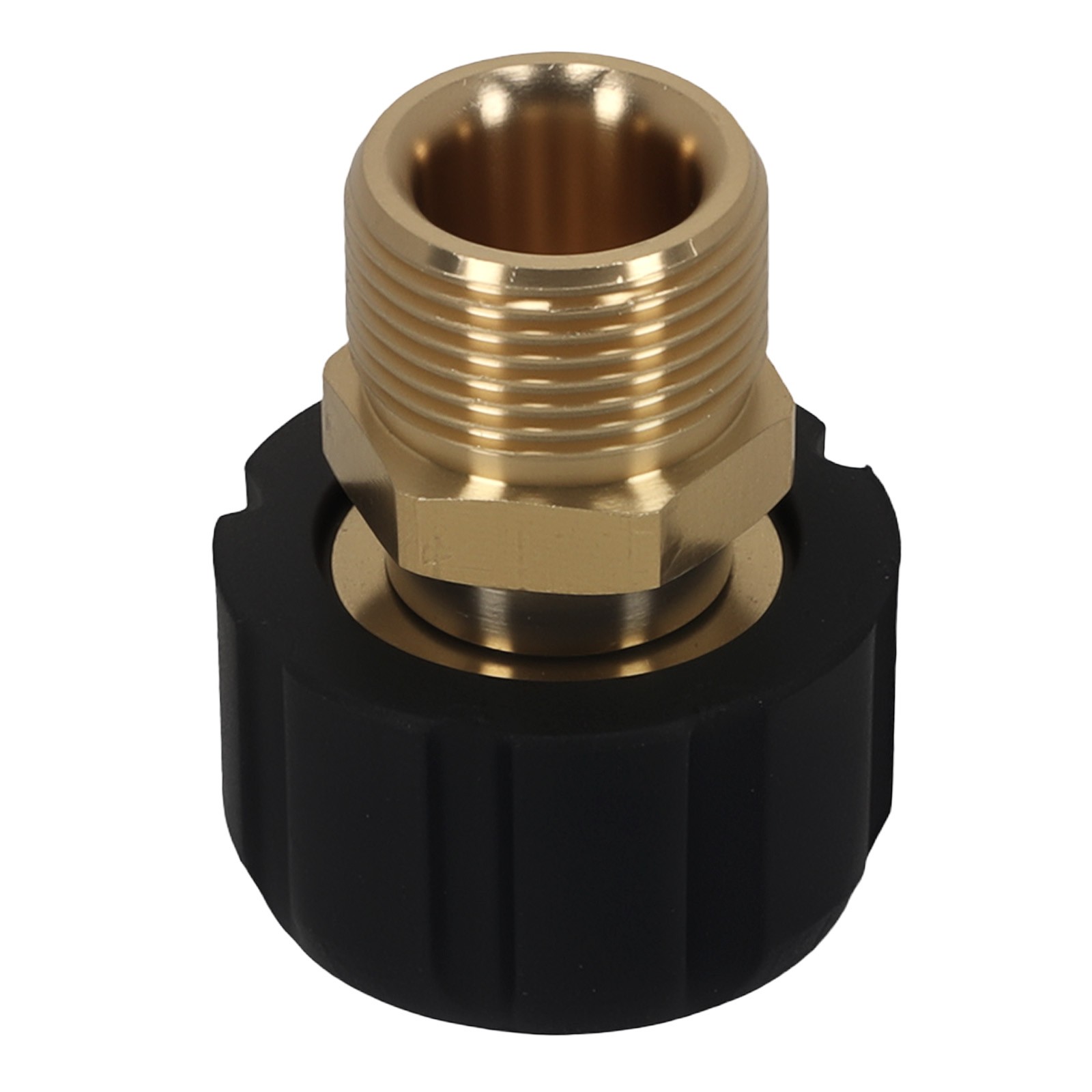 Pressure Washer Coupler Brass M22 15mm Female to M22 14mm Male 5000PSI 2PCS