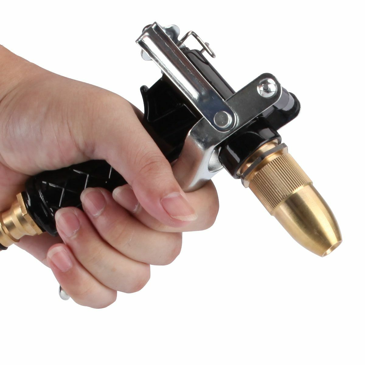 High Pressure Power Gun Water Spray Garden Hose Nozzle Car Clean Washer Tool US