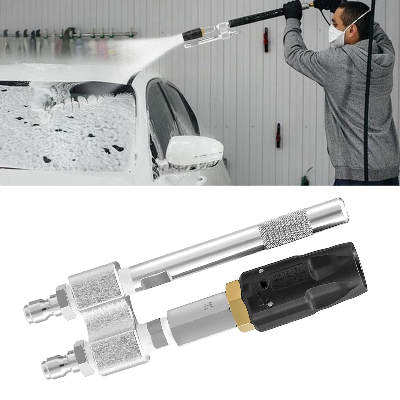 NEW Twist Nozzle Pressure Washer 3-7 GPM 1000-6000Psi 1/4in Fast Connect Part