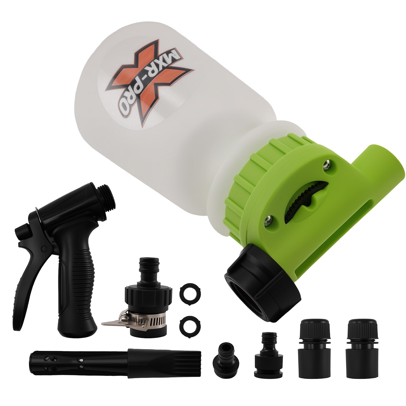 1L Foam Gun Kit for Car Cleaning Hose 5/8′ Quick Connector Plastic Nozzle