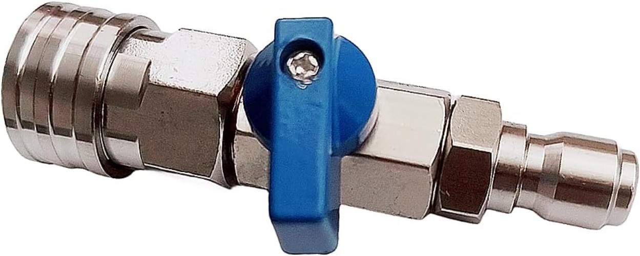 High Pressure Washer Ball Valve Kit – Stainless Steel Ball Valve，3/8″ Quick C…