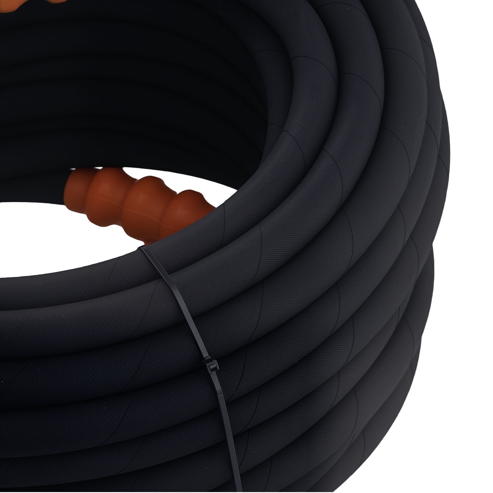 3/8″ Pressure Washer Hose 70FT 4800PSI Rubber Steel Steel Wire Braid