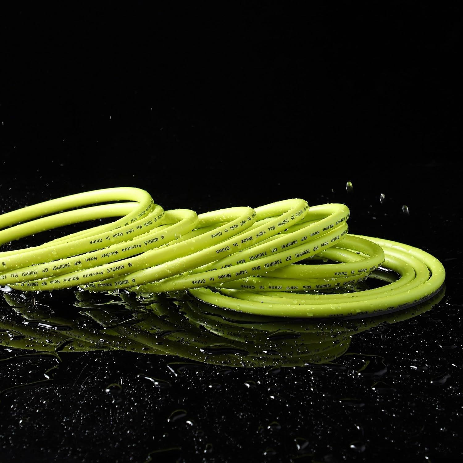 25 FT Flexible Pressure Washer Hose with M22 14mm Fittings – Durable & Reliable