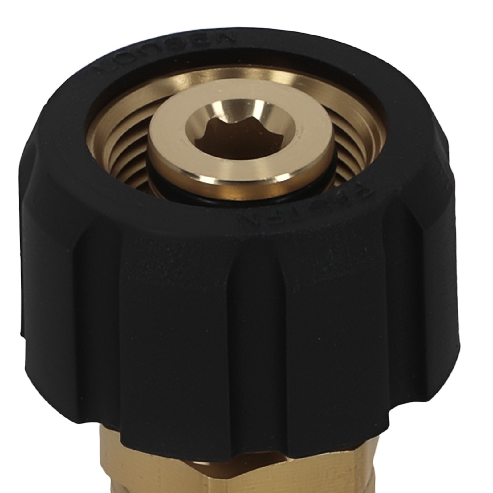 Pressure Washer Fitting Brass M22 15mm Female to M22 14mm Male Max 5000PSI 2PCS