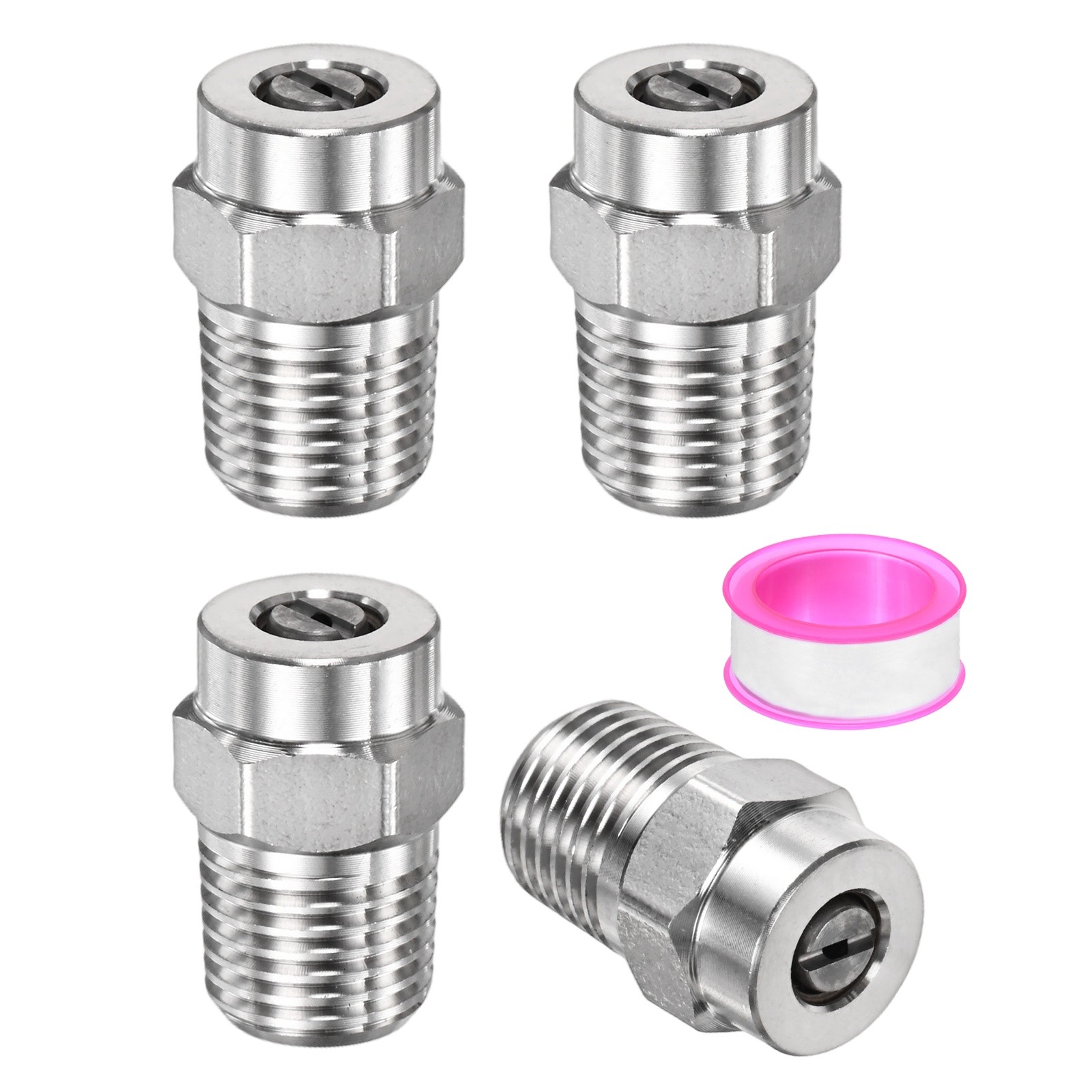 1/4″ NPT 40° Surface Cleaner Tip [4PCS] – Pressure Washer Nozzle [1.382MM Pore]