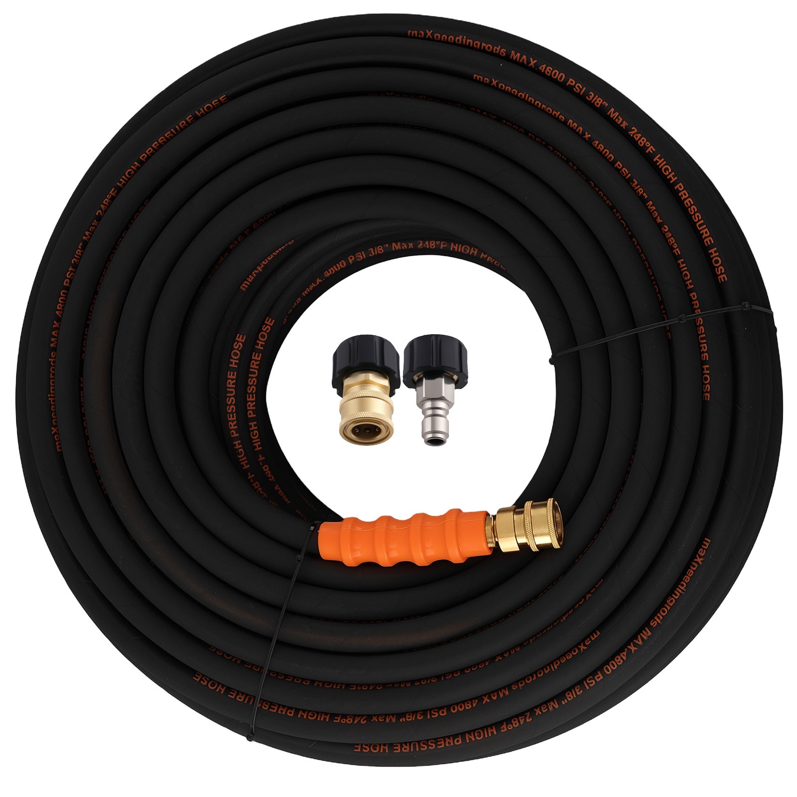 200FT Hot Cold Pressure Washer Hose 3/8″ for Honda Generac Westinghouse 4800PSI