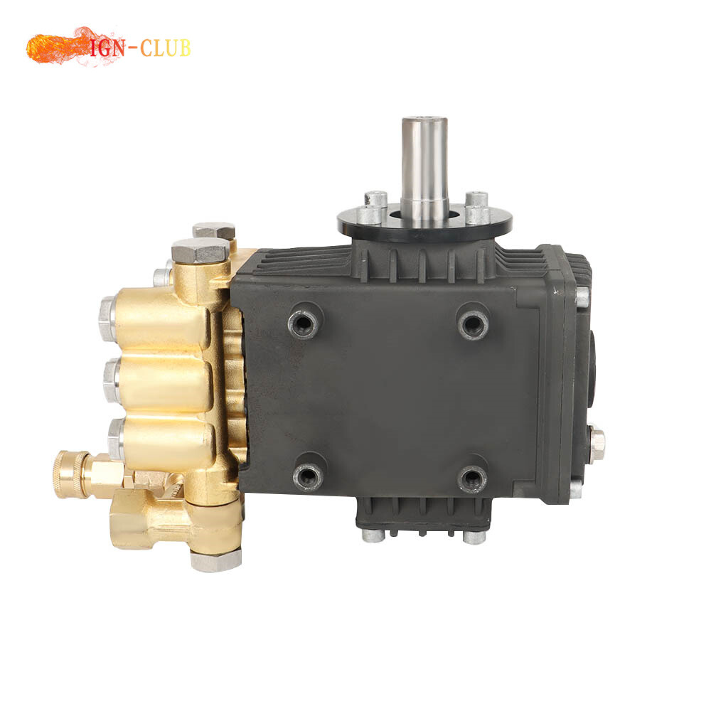 Pressure Power Washer Pump 24mm Solid Shaft 3600 PSI 4.9GPM Belt Drive