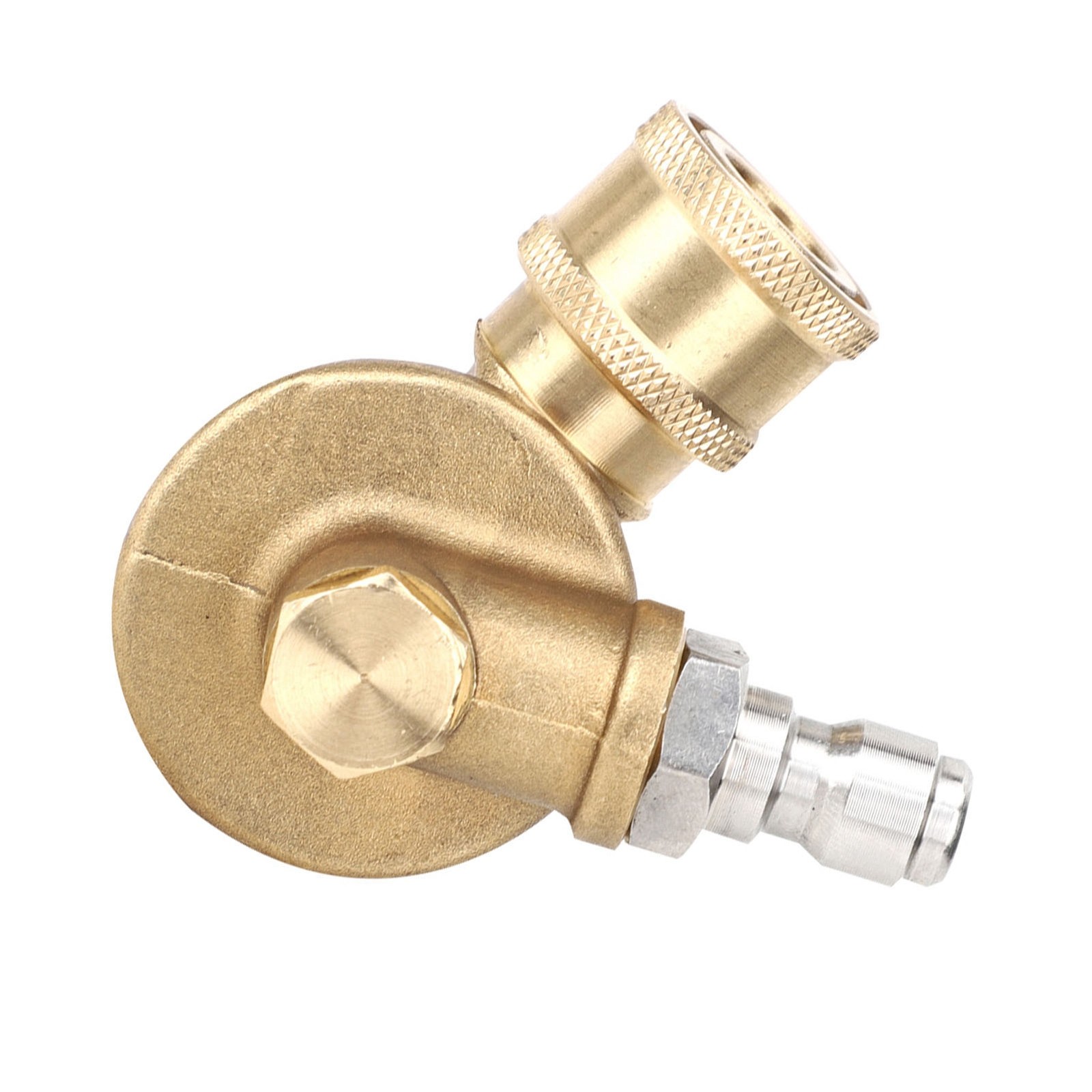 Spray Nozzle Brass Nozzle Tip 1/4 Inch Quick Plug Adjustable 240° For 7