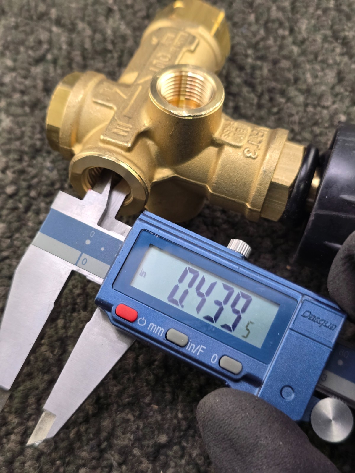 VRT3 3/8-inch Female NPT Heavy-Duty Unloader Valve Brass Body 4500 PSI, 10.5 GPM