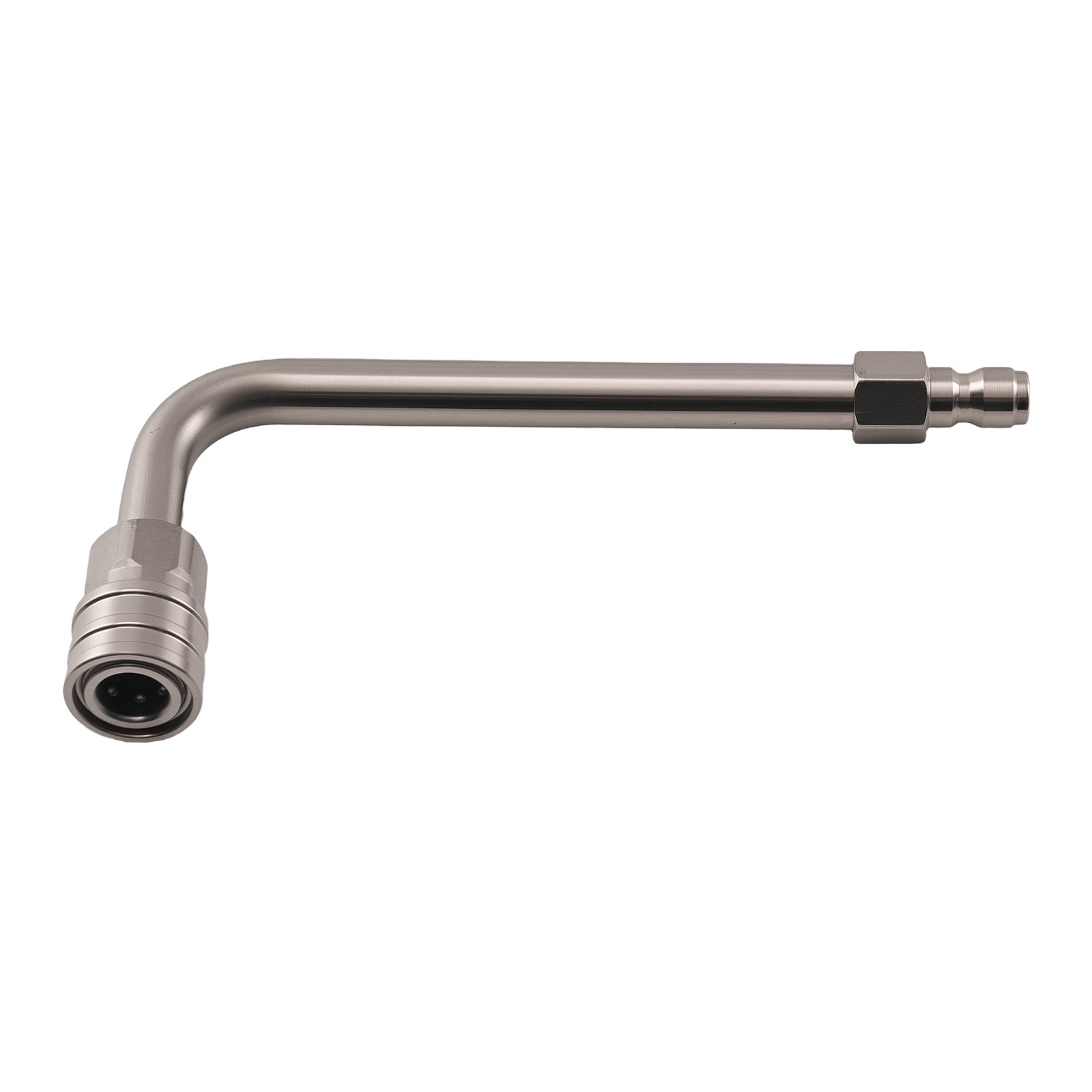 120″ Pressure Washer Extension Wand with 30° 90° 120° Curved Rod Nozzles