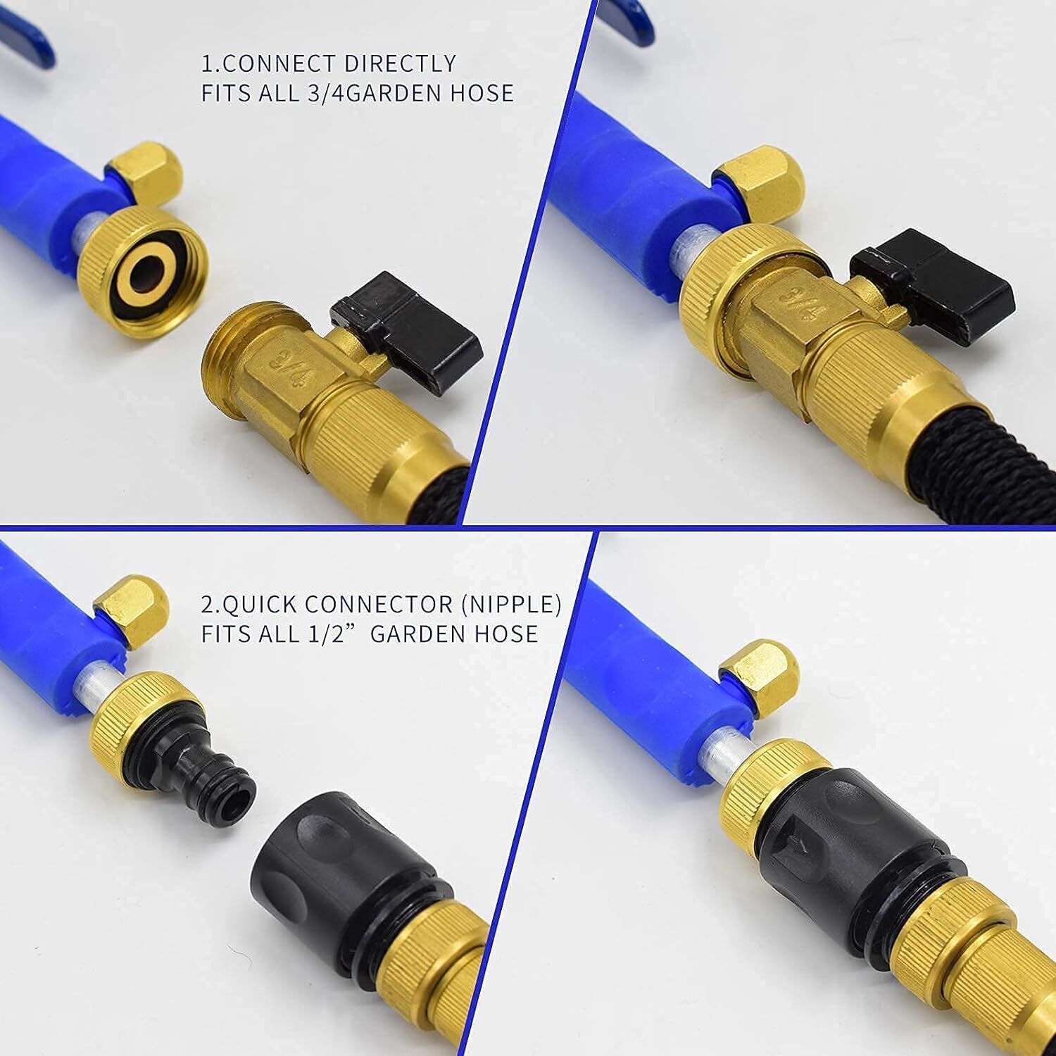 Pressure Washer Water Spray Gun Wand Garden Hose Attachment Soap Dispenser