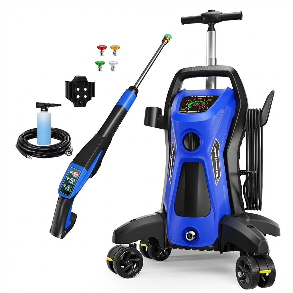 Pressure Washer 4500PSI 3.9GPM Adj-15-Level Touch Screen,car,garden,yard,fence