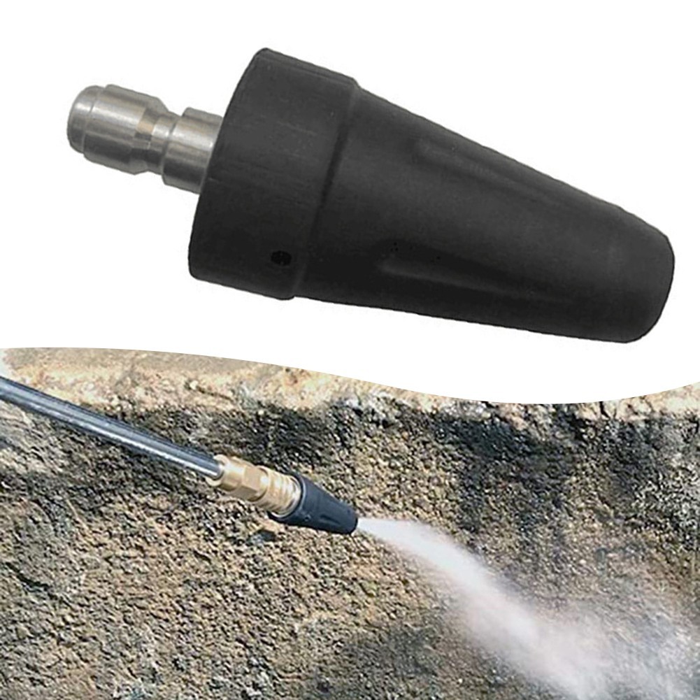 High Pressure Cleaning Nozzle with 360 Degree Rotation for Tough Environments