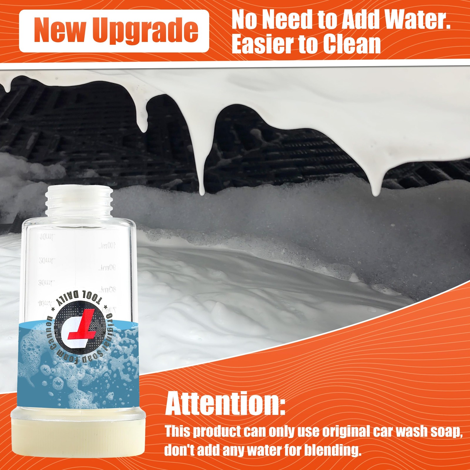 Tool Daily Pressure Washer Foam Cannon, Original Soap Foam Cannon for Car Was…