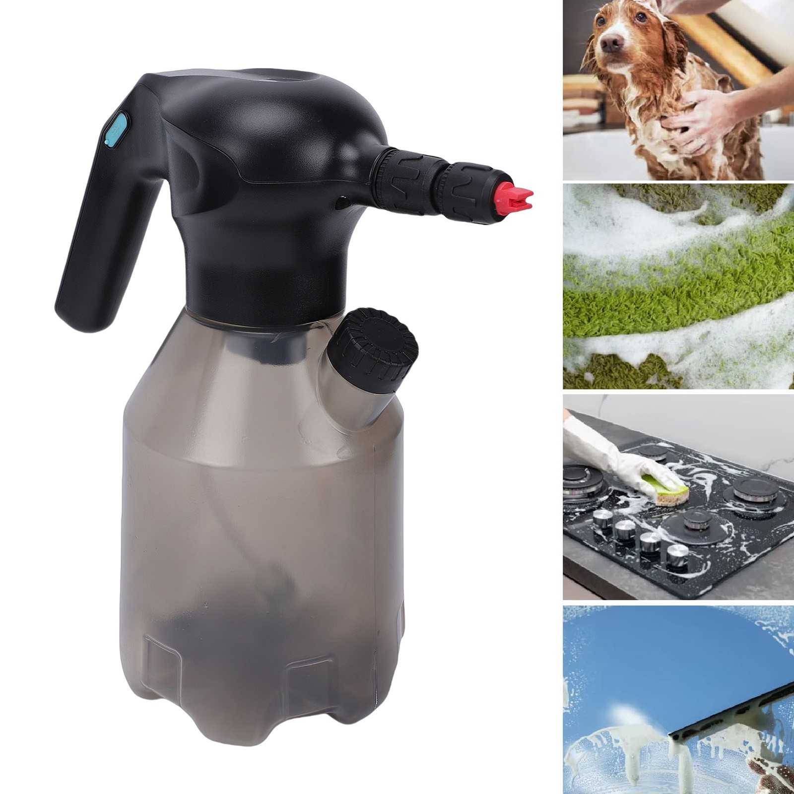 2-Electric Foam Sprayer Large Capacity Cordless Handheld Foam Cannon For Car
